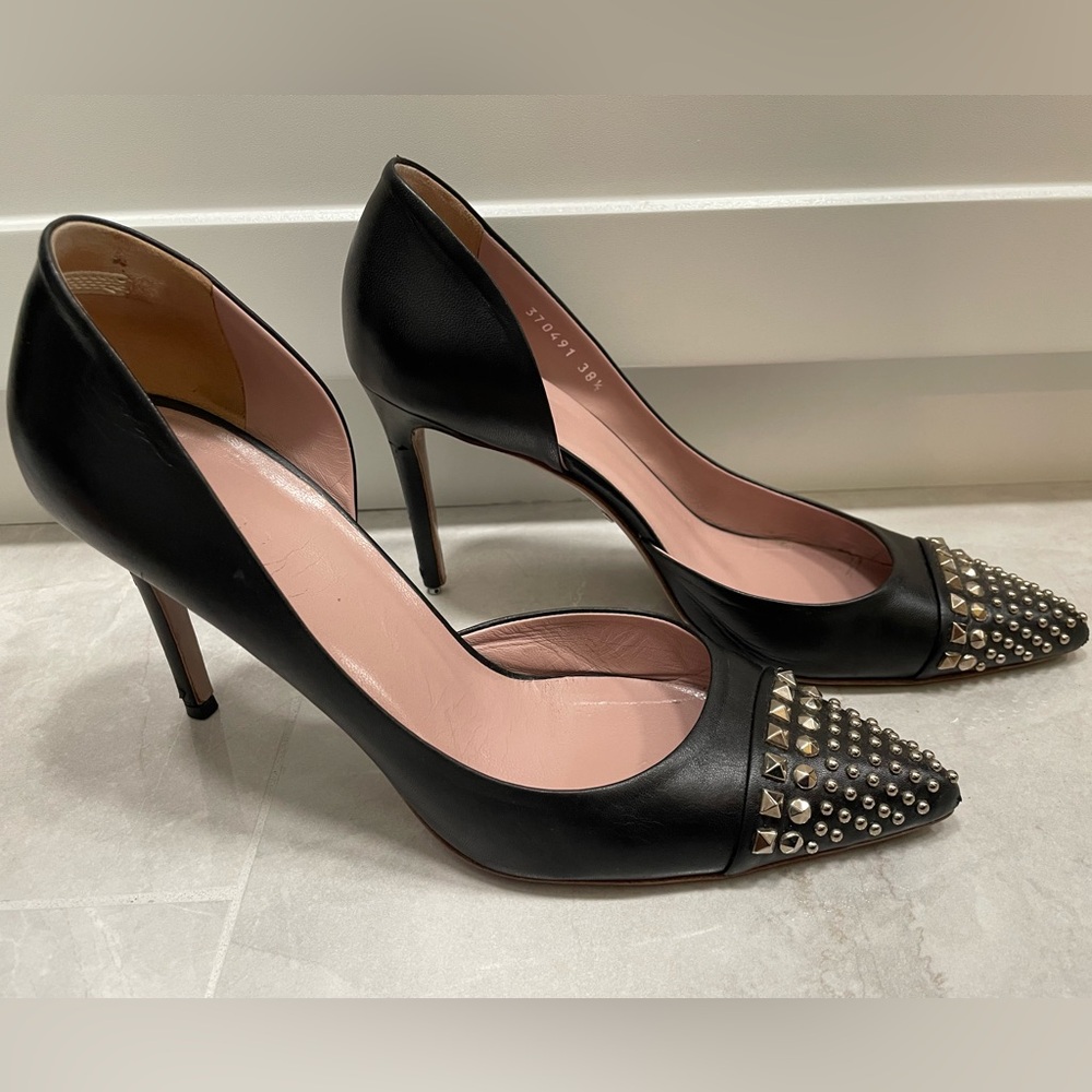 Gucci studded heel size 38.5